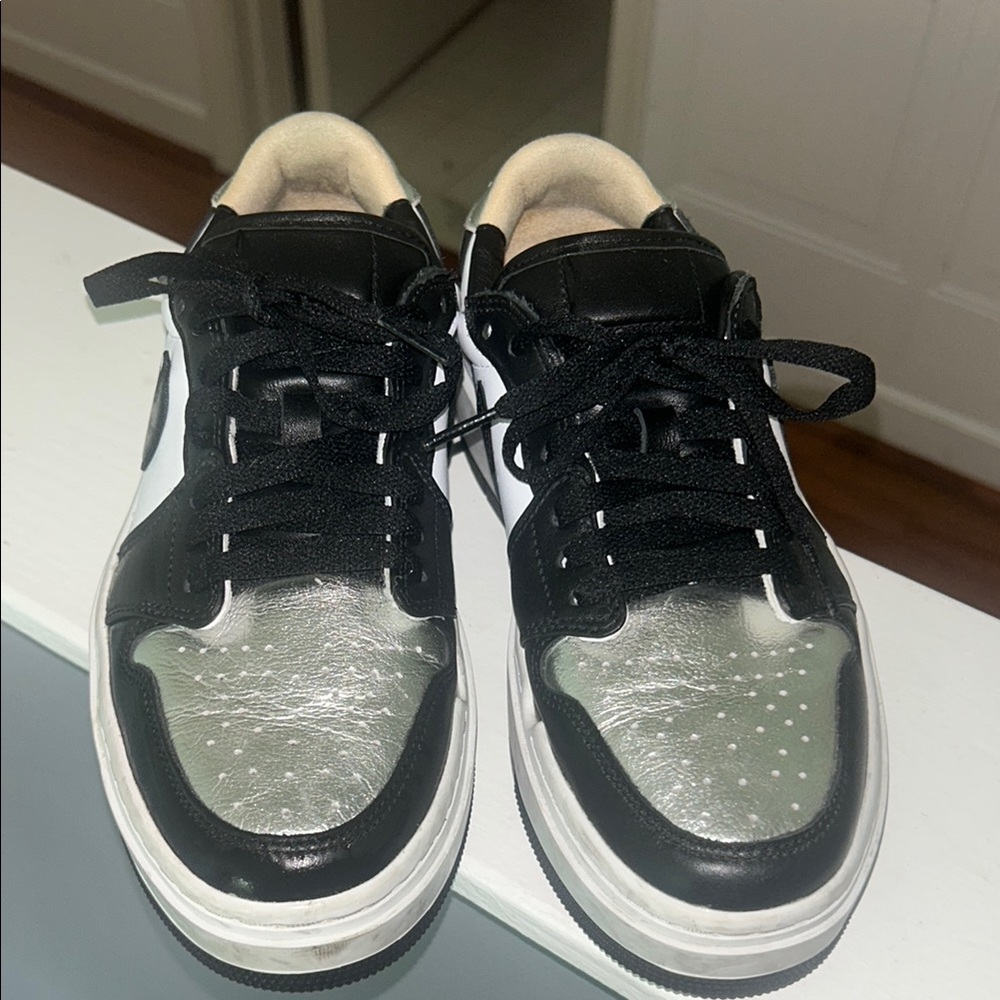 Nike Black and White Low-Top Athletic Sneakers